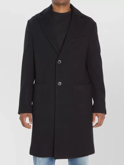 BARENA VENEZIA LANOSO COAT WOOL PEAK LAPELS