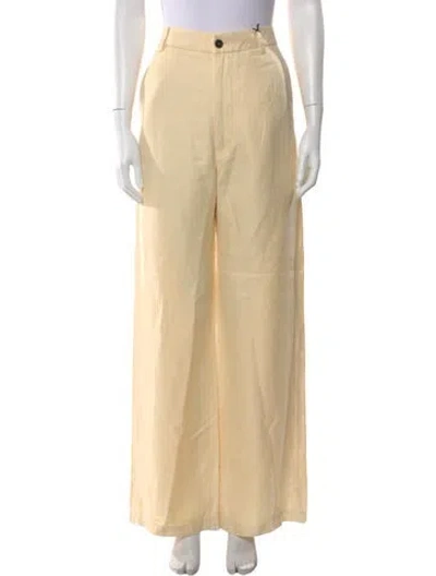 Pre-owned Barena Venezia Linen Wide Leg Pants W/ Tags In Neutral
