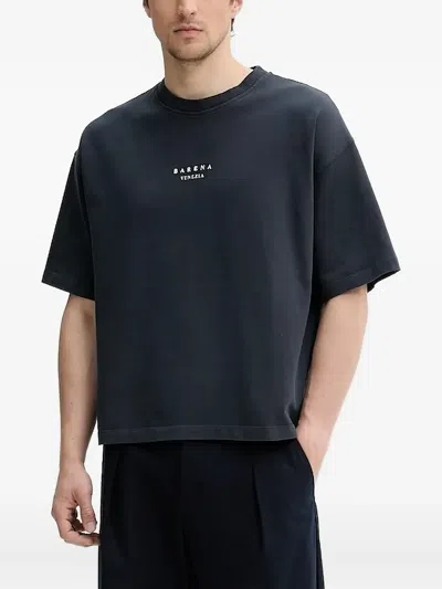 Barena Venezia Logo-embroidered T-shirt In Blue