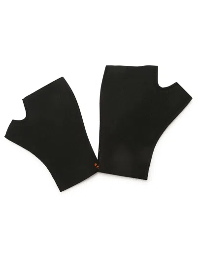 Barena Venezia Logo-patch Gloves In Black