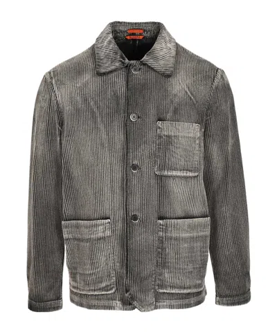 BARENA VENEZIA VISAL OSAL CORDUROY POCKET OVERSHIRT