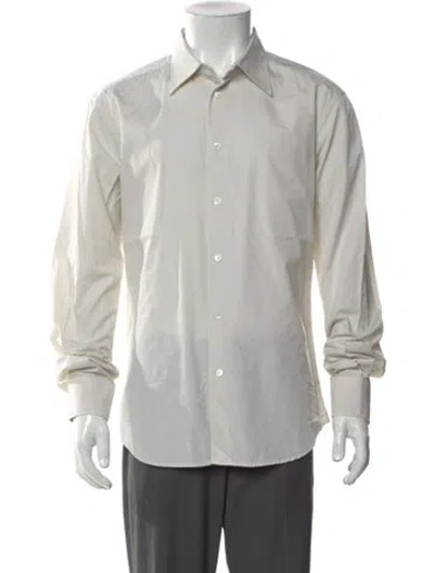 Pre-owned Barena Venezia Long Sleeve Dress Shirt W/ Tags In Neutral