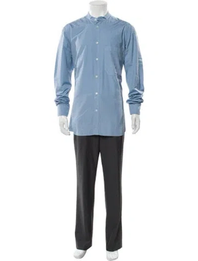 Pre-owned Barena Venezia Long Sleeve Shirt W/ Tags In Blue