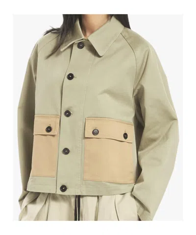 Barena Venezia Long-sleeved Casual Jacket In Green