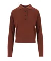 Barena Venezia Long-sleeved Knitted Pullover In Brown