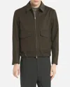 Barena Venezia Collared Zip-fastening Jacket In Brown