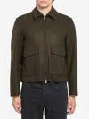 Barena Venezia Magan Caramal Outerwear In Green
