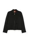 Barena Venezia Barena Wool-blend Tailored Bomber Jacket In Black