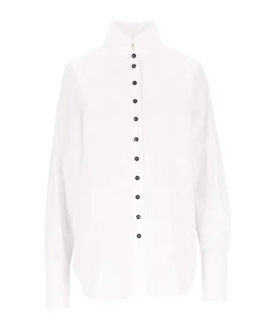 Barena Venezia Mandarin-collar Shirt In White