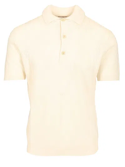 Barena Venezia Knitwear Marco Alafin Lino Cotone In Beige