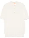 Barena Venezia Marco Slim-fit Ribbed Linen And Cotton-blend Polo Shirt In Neutrals