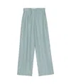 Barena Venezia Mariano Pura Silk Trousers In Blue