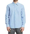 Barena Venezia Grandad-collar Striped Cotton-poplin Shirt In Multi