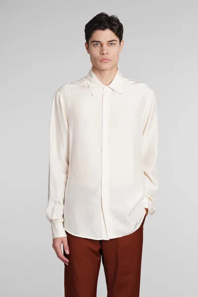 Barena Venezia Surian Striped Modal-blend Shirt In White
