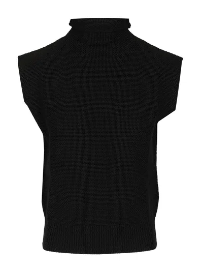 Barena Venezia Maser Mondina 100 Lana Merino Knitwear Black