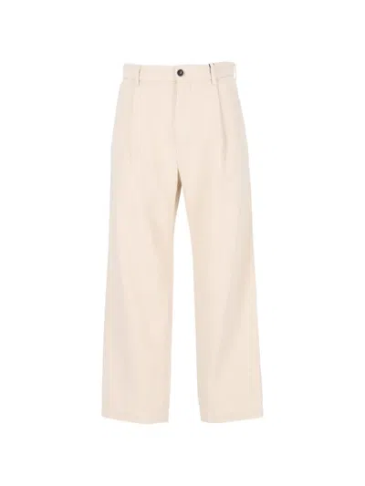 Barena Venezia Mazengo Pleated Trousers In Neutral