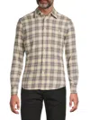 Barena Venezia Men's Faziol Plaid Stretch Cotton Shirt In Multi