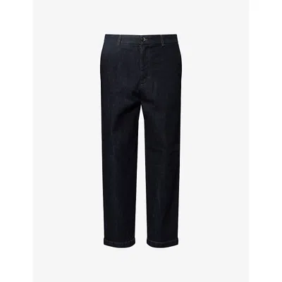 Barena Venezia Mens Navy Canasta Straight-leg Denim Trousers In Multi