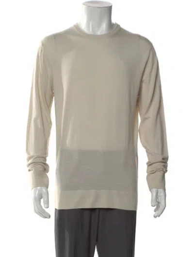 Pre-owned Barena Venezia Merino Wool Crew Neck Pullover In Neutral