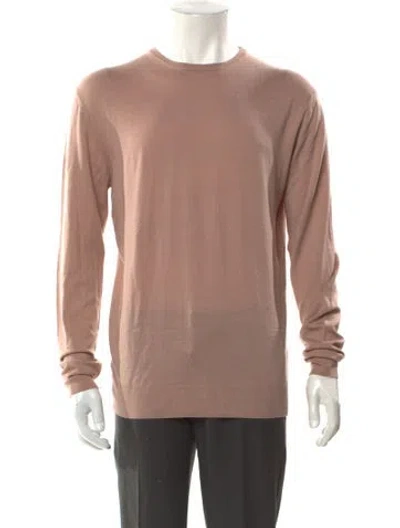 Pre-owned Barena Venezia Merino Wool Crew Neck Pullover In Pink