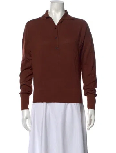 Pre-owned Barena Venezia Merino Wool Sweater W/ Tags In Brown