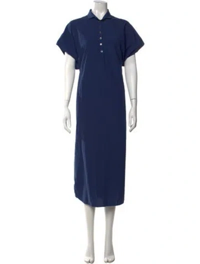 Pre-owned Barena Venezia Midi Length Dress W/ Tags In Blue