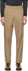 Barena Venezia Beige Masco Vion Trousers In Brown