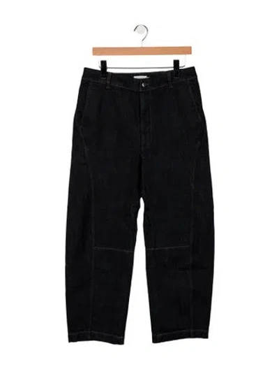 Pre-owned Barena Venezia Mid-rise Wide Leg Jeans W/ Tags In Black