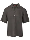 BARENA VENEZIA MOLA LINEN SHIRT SHIRTS GREY