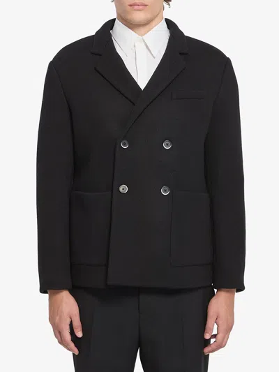 Barena Venezia Molena Lanoso Outerwear In Black