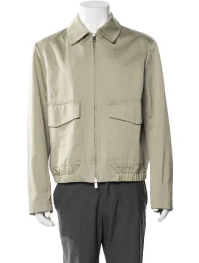 Pre-owned Barena Venezia Moto Jacket In Green