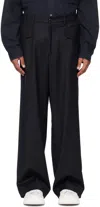 Barena Venezia Navy Caorloto Flan Trousers In Navy 170
