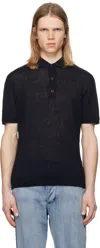 Barena Venezia Marco Alafin Polo Shirt In Navy 170