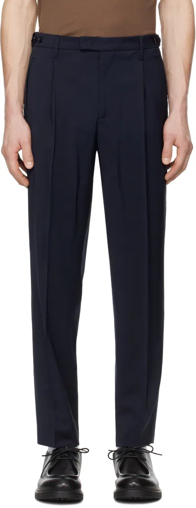 Barena Venezia Navy Masco Tropical Trousers In Navy 170