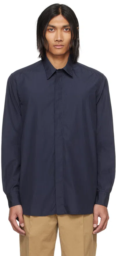 Barena Venezia Navy Trosa Bagio Shirt In Blue