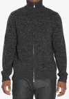 Barena Venezia High Collar Wool Knit Sweater In Gray