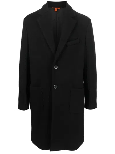 Barena Venezia Notched-collar Single-breasted Coat In Black