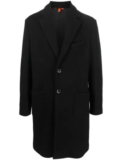 Barena Venezia Notched-collar Single-breasted Coat In Navy