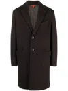 Barena Venezia Notched-collar Single-breasted Coat In Brown