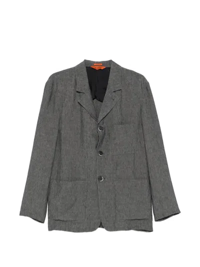 Barena Venezia Notched-lapel Blazer In Gray