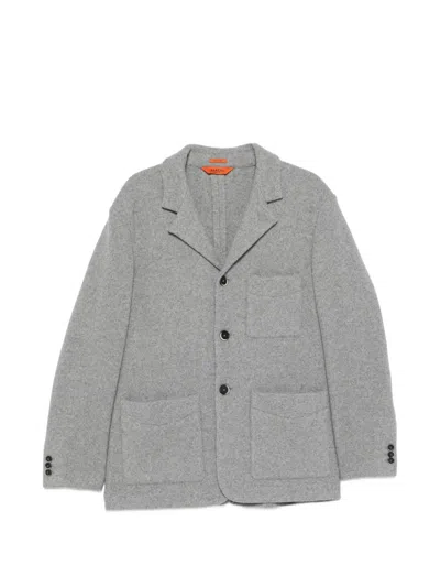 Barena Venezia Notched-lapels Single-breasted Jacket In Grey
