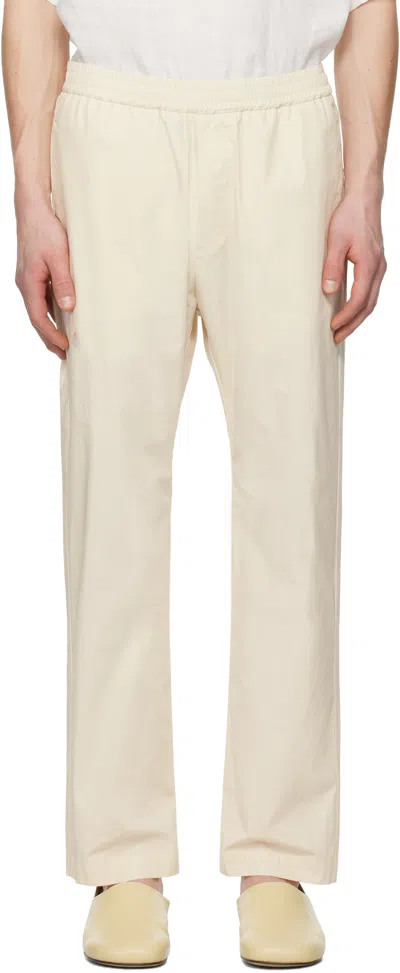 Barena Venezia Off-white Bativoga Vion Trousers In Stone 501