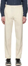 Barena Venezia Off-white Masco Vion Trousers In Stone 501
