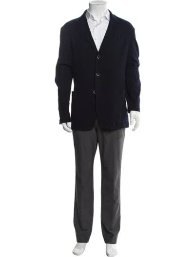 Pre-owned Barena Venezia Overcoat In Blue