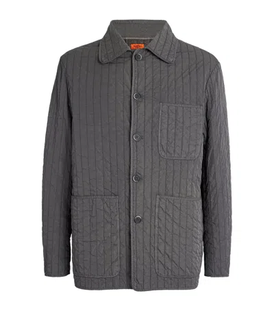 Barena Venezia Padded Overshirt In Black
