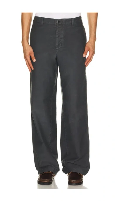 Barena Venezia Straight-leg Cotton-satin Trousers In Gray