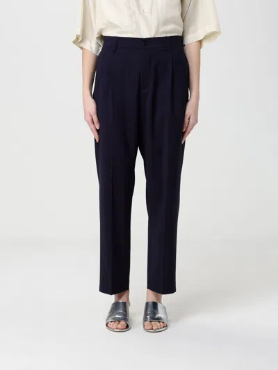Barena Venezia Pants Barena Woman Color Blue In Black