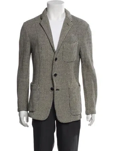 Pre-owned Barena Venezia Patterned Jacket In Green