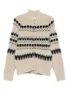 Barena Venezia Patterned Zip-up Cardigan In Animal Print