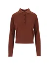 Barena Venezia Long-sleeved Knitted Pullover In Brown